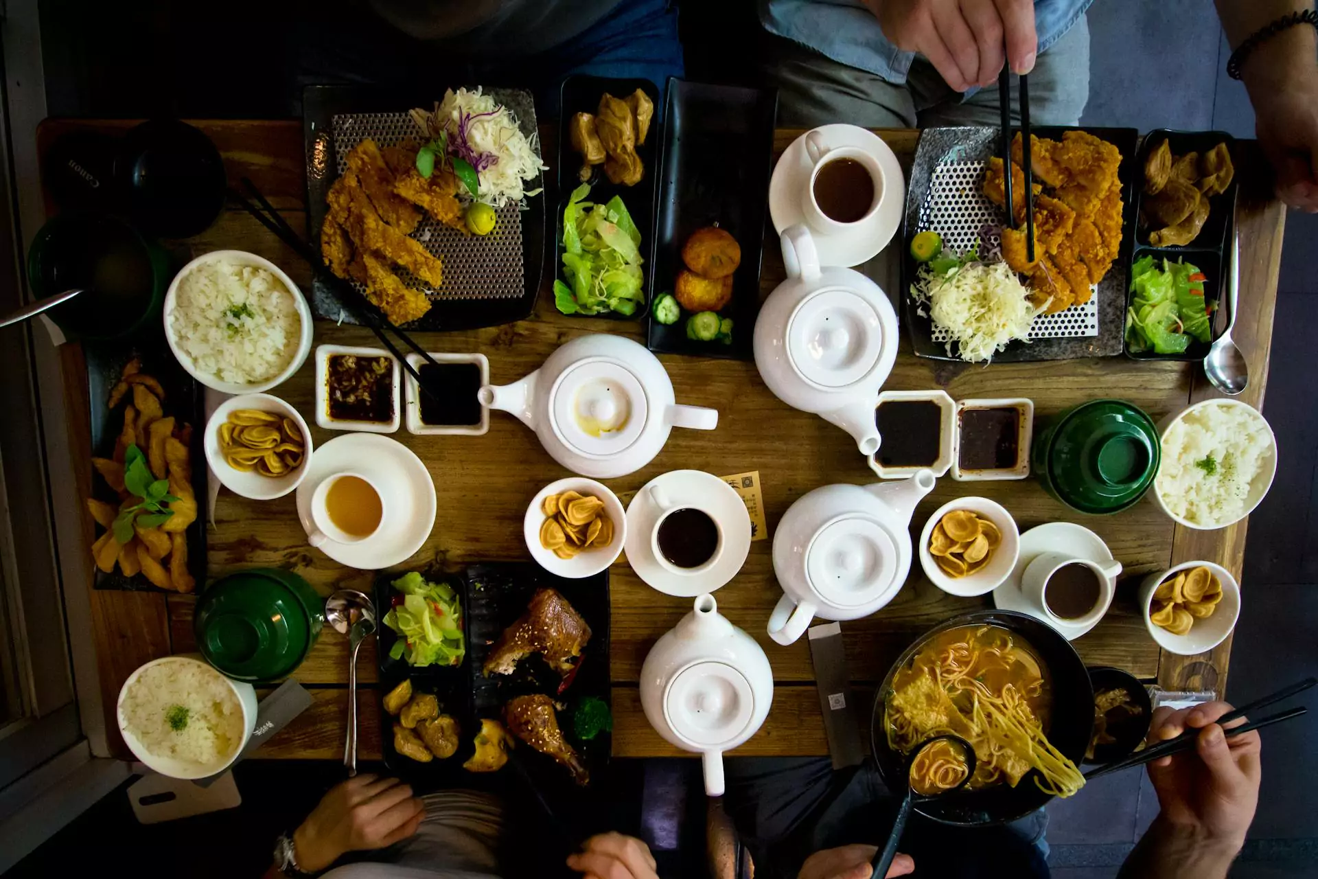 Photo of various Asian dishes